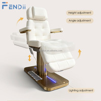 Cama de Belleza de Lujo para Salón de Alta Gama, Cómoda Silla de Tratamiento de Masaje Facial