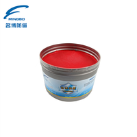 Encre fluorescente UV à changement de couleur rouge-rouge pour impression offset