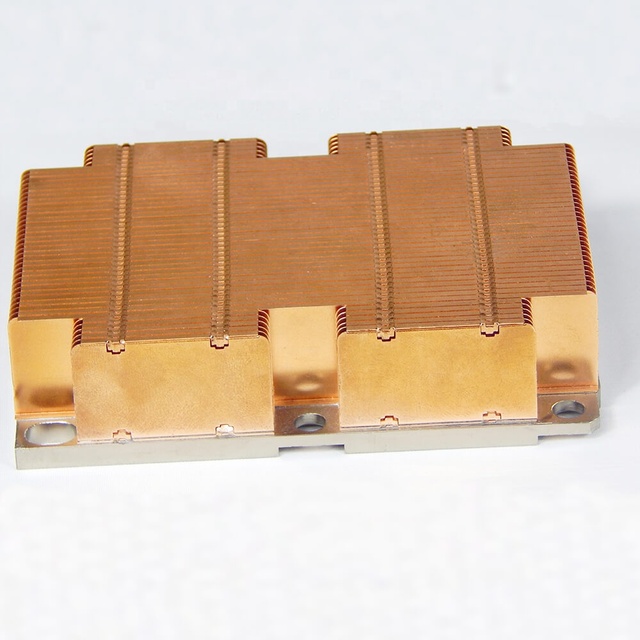 Yuanyang Custom 1U Server Radiator CPU Copper Cooler Heat Sink