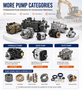 Bomba de Engranajes Hidráulica Tándem AT331223 3249529093 para Retroexcavadora <span class=keywords><strong>John</strong></span> Deere 310G 310SK, Reemplazo OEM <span class=keywords><strong>Parker</strong></span> - Product Image 2