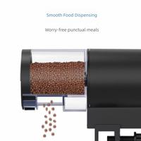 Distributeur automatique de nourriture pour poissons d'aquarium, minuterie de vacances, distributeur de nourriture électrique réglable pour aquarium, plastique 5L, écologique