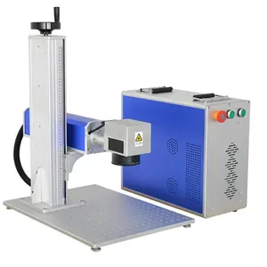 Marqueur Laser à Fiber Portable 20w 30w 50w Max Raycus JPT cnc Machine de marquage Laser à Fiber de couleur de bureau pour gravure métal plastique