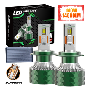 Lampu Kepala <span class=keywords><strong>LED</strong></span> Redsea M10 Pro Daya Tinggi 14000LM 140W IP68 bohlam lampu depan otomatis untuk H1/H4/H7/H11/H13/9005/9006/9012/880/881 - Product Image 1