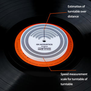 Disque de test de vitesse de rotation pour platine vinyle, détection de la vitesse de rotation, disque d'étalonnage pour platine vinyle pour <span class=keywords><strong>33</strong></span> et 45 <span class=keywords><strong>tours</strong></span> par minute - Product Image 5