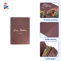Fabricant de catalogues alimentaires personnalisés, brochure, menu de restaurant professionnel, fournitures de cuisine, service d'impression de livres à piqûre à cheval, impression en gros
