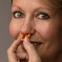 Dilatateur de nez pince-nez nasal en silicone anti-ronflement aide à respirer dispositifs anti-ronflement