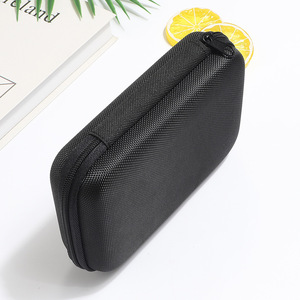 กระเป๋าเก็บของ EVA สำหรับหูฟังแบบพกพา กล่องกันกระแทกสีดำ กล่องบรรจุภัณฑ์ชุดหูฟังบลูทูธดิจิตอลอเนกประสงค์ - Product Image 2
