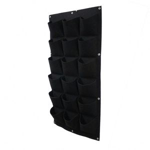 7 18 36 64 72 Pockets Living Wall Hanging Planter Grow Bags Felt Fabric Vertical Garden Supplier - Product Image 3