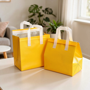 Mochila Térmica para Entrega de Alimentos, Bolsa Refrigerante Impermeable de Tela No Tejida, Bolsa de Reparto <span class=keywords><strong>Uber</strong></span> Eats, Logotipo Personalizado OEM - Product Image 2