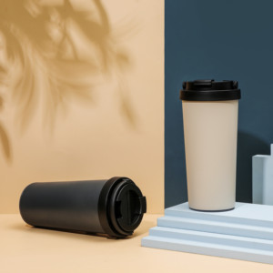 ขวดน้ำสแตนเลสกันลื่นพร้อมฝาปิดสูญญากาศกันหกของขวัญทางธุรกิจ - Product Image 5