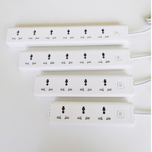 Tira de enchufe de extensión Universal de 3 salidas, Material de PC personalizado, <span class=keywords><strong>con</strong></span> interruptor independiente y cable de extensión eléctrico - Product Image 5