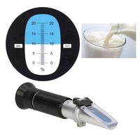 Refractómetro de Leche Portátil Wanbang 0-20% con ATC de Alta Precisión 0.01, Medidor de Concentración de Leche para Laboratorio y Uso Doméstico 0-80