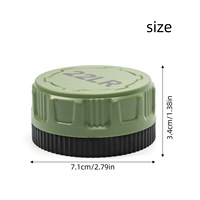 Boîtes de rangement compactes et durables pour mini-munitions en plastique, avec bouchons à vis, portables et de poche, pour le transport transfrontalier