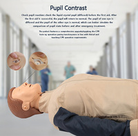 Maniquí de RCP Computarizado Totalmente Automático Avanzado, con Retroalimentación de PVC, Entrenamiento Realista de Compresión Torácica, Entrenamiento de RCP y DEA de Alta Fidelidad