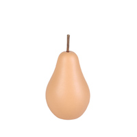 Statue de poire en céramique colorée, figurine de fruit mate, décoration de la maison, ornements de bureau, artisanat, décoration de table à manger