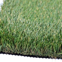 Gazon artificiel de 45-50 mm pour l'aménagement paysager, pelouse de jardin, gazon synthétique multi-tonalités naturel, rouleau résistant aux UV, taille personnalisée