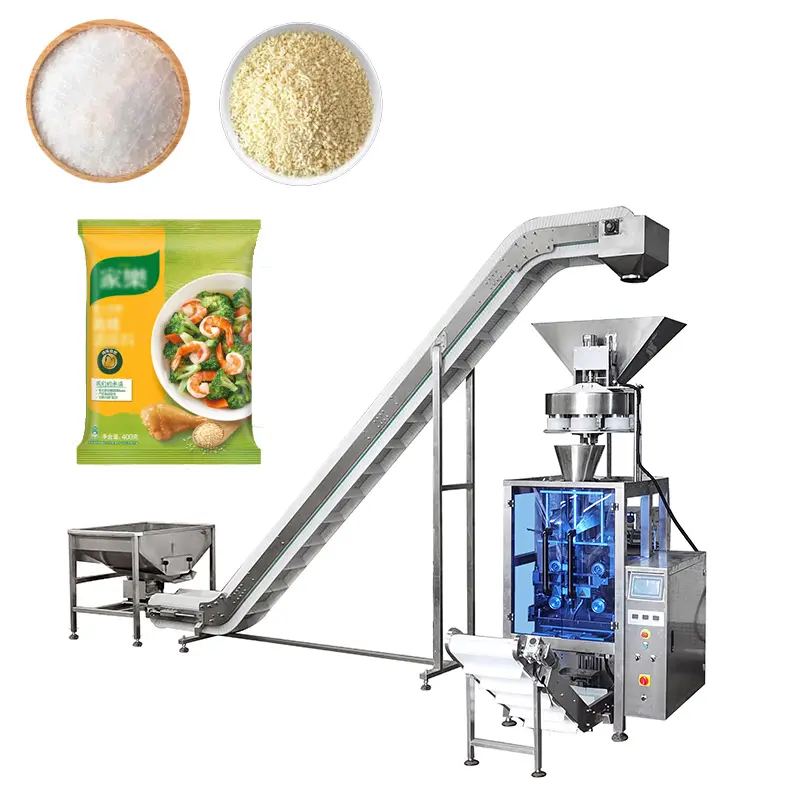 آلة آلية لملء وتغليف الأكياس الحجمية، آلة لملء وتغليف الشكل العمودي للأكواز والبندق والفول والأرز والحبوب والأطعمة، جهاز وزن الأكياس