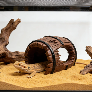 Adorno de Acuario Vintage de Resina en Forma de Túnel, Refugio para Peces Pequeños y Camarones - Product Image 4