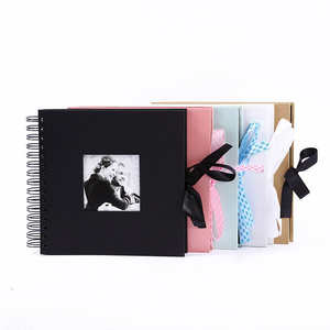 Da Sposa su misura di Stampa Nero Della Copertura Scrapbook <span class=keywords><strong>Album</strong></span> di Foto di Rilegatura A Spirale - Product Image 5