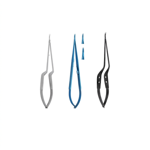 Porte-aiguille YASARGIL en forme de baïonnette, manuel, en acier inoxydable, instruments chirurgicaux de précision, ensemble d'instruments certifié CE - Product Image 1