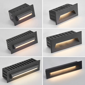 Lampes encastrées pour marches, étanches IP65, lampes murales extérieures pour escalier, jardin, terrasse, couloir - Product Image 1
