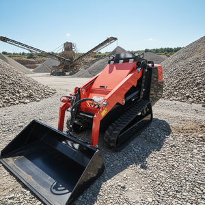 Minicargadora <span class=keywords><strong>de</strong></span> orugas T750 con motor aprobado por la EPA, ideal para trabajos <span class=keywords><strong>de</strong></span> paisajismo en jardines, garantiza alta productividad - Product Image 1