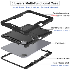 Housse de tablette personnalisée pour <span class=keywords><strong>iPad</strong></span> <span class=keywords><strong>Pro</strong></span> <span class=keywords><strong>11</strong></span> <span class=keywords><strong>pouces</strong></span> étui, 1ère/2ème/3ème/4ème <span class=keywords><strong>génération</strong></span> 2018/2020/2021/2022, étui robuste pour <span class=keywords><strong>iPad</strong></span> <span class=keywords><strong>Pro</strong></span> <span class=keywords><strong>11</strong></span> - Product Image 5