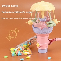 Bonbons durs aux fruits pour enfants, 4g, en forme de jouets de carrousel, à conserver à température ambiante, pour la maternelle, sucré-acide, Halal