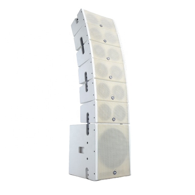 MORIN COX-54SET Line Array Set Design 2400w Professional Active Line Array with UHF Wireless Microphones
