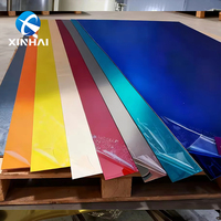 XINHAI Vente en gros Plaque miroir acrylique plastique auto-adhésive flexible unidirectionnelle à surface lisse, dimensions 4*6Ft et 4*8Ft, épaisseur 3mm