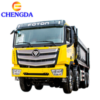 Camion benne basculante Foton Auman EST 8x4 12 roues, état neuf, moteur Cummins Euro 5