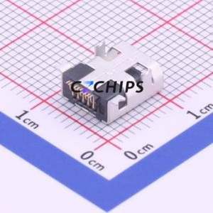 U-M-10DS-W-1 USB Connector SMD Connector Mini-A Horizontal Mount 10P 1 - Product Image 2