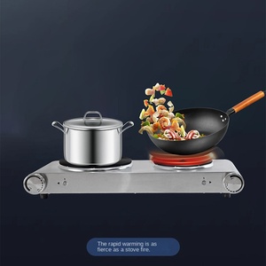 2500W Adjustable Temperature Two Burners Stove Electric Hot Plate Cooker - Product Image 5