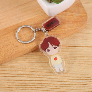 Nuevo Llavero Acrílico Personalizado de K-pop Idol, Personaje Kawaii de Anime y Dibujos Animados, Colgante Transparente con Foto de Bangtan Boys - Product Image 6