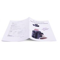 Manuel d'instructions de publication professionnelle personnalisée Dépliant de promotion Livret de catalogue pliant Brochure Service d'impression de menus