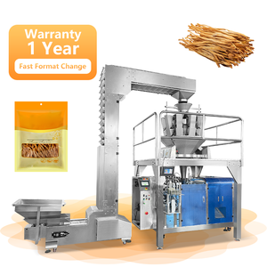 เครื่องบรรจุภัณฑ์อัตโนมัติสำหรับชั่งน้ำหนักหน่อไม้แห้ง เห็ดชิตาเกะ เครื่องบรรจุแบบ Doypack เครื่องบรรจุภัณฑ์แบบซอง - Product Image 1