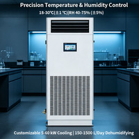 Climatiseur de précision 8,2 kW, refroidissement 230 L/jour, déshumidificateur, contrôle constant de la température et de l'humidité, sur pied, pour centre de données