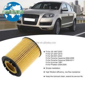 Harga grosir pabrik Filter minyak otomatis 05015171A 95510756100 077115561H 021115562A untuk AUDI Filter minyak kualitas pabrik asli - Product Image 2