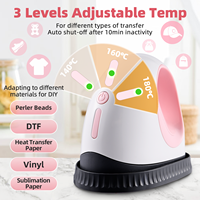 Presse à chaud portable mini, adaptée à diverses applications d'impression, conception anti-brûlure, machine d'impression par transfert thermique
