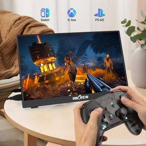 Moniteur LCD portable IPS FHD 1080P de 15,6 pouces, Type-C, 60 Hz, HDR, écran mat, luminosité de 250 nits, pour ordinateur portable de bureau professionnel - Product Image 5