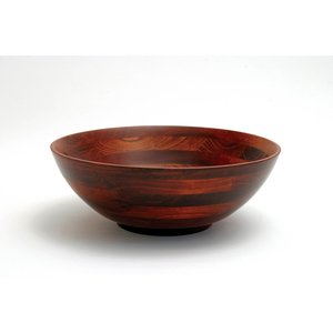 Grand bol en bois fait main pour servir des salades, des fruits, du pain, des pâtes et pour une utilisation quotidienne à la table - Product Image 2