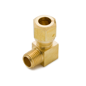 Conexiones de Latón para Aire, Nylon Dorado, Superficie Lisa, Mecanizado para Tubería, Codo Roscado Macho de 1/2" NPT 90, Alta Calidad Transkoot - Product Image 4