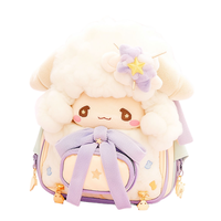 Haute qualité en peluche en forme d'animal sac à dos mouton agneau en peluche sac de bonbons personnalisé Animal bébé sac à dos sac d'école
