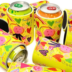 Enfriador de latas de sublimación de alta calidad TIKE, soporte de cerveza rechoncho personalizado, soporte rechoncho de <span class=keywords><strong>neopreno</strong></span> de 5mm - Product Image 1