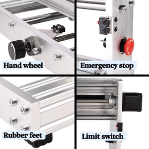 Machine de gravure CNC 3018 Max en aluminium avec moteur de broche haute précision pour le bois, le MDF, l'acrylique, le cuir, le papier, le contreplaqué, les formats <span class=keywords><strong>Diode</strong></span>, DXF, AI - Product Image 5