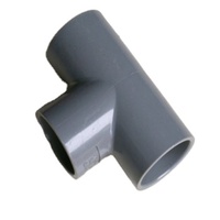 Adaptateur de bride de raccord en T en plastique CPVC compatible haute pression de qualité industrielle pour l'alimentation en eau Surface lisse Emballage de boîte
