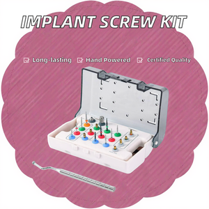 Kit de retrait de vis cassées pour implants dentaires, outil de réparation universel manuel en plastique, certifié CE par Blush Surgical - Product Image 2