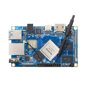 Плата с одним открытым исходным кодом Orange Pi 4 LTS с Rockchip RK3399 3 ГБ/4 ГБ LPDDR4 SDRAM + 16 Гб EMMC Flash (опционально)