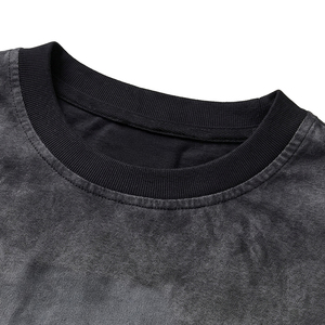 เสื้อยืด TOPSHOW คุณภาพสูง แบบสั่งทำพิเศษ ล้างสีด้วยกรด น้ำหนัก 300 กรัม ผ้าฝ้าย 100% แบบ Worsted ทำให้ดูเก่า - Product Image 4