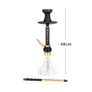 Ensemble de chichas de luxe en alliage d'aluminium de qualité supérieure, style arabe, pour l'Arabie Saoudite, vente en gros - Product Image 4